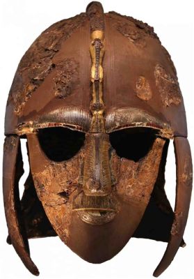  The Sutton Hoo Helmet: Un Tesoro Anglo-Sajón de Oro y Fantasía