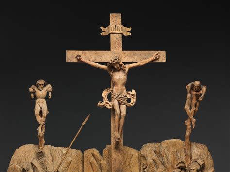  La crucifixión de Gérold de Douai una poderosa representación del sufrimiento humano y una exquisita obra de arte en miniatura